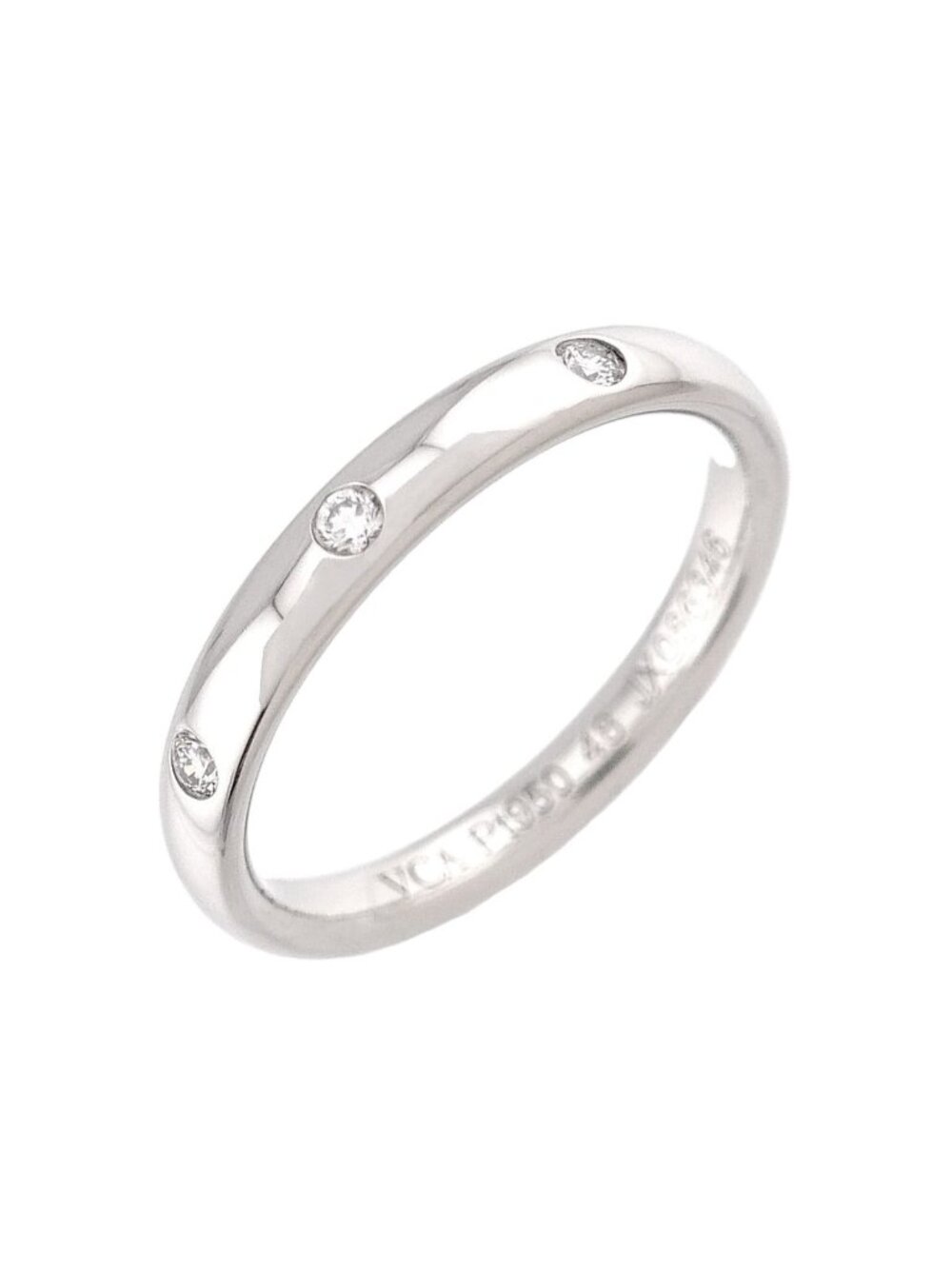 Van Cleef & Arpels Tandormont Etoile 48 Ring Diamond Pt Platinum